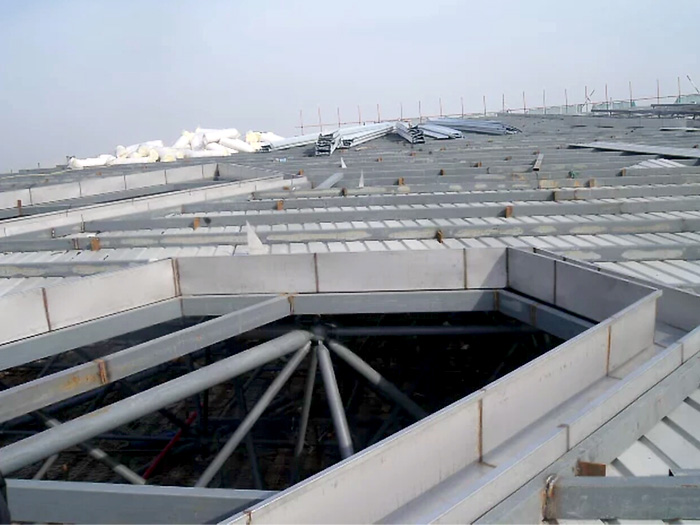 四平安吉县体育馆网架